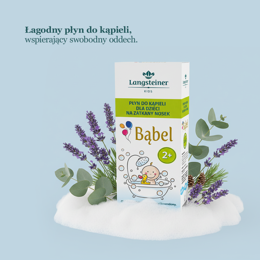Bąbel – płyn do kąpieli na zatkany nosek, 400 ml
