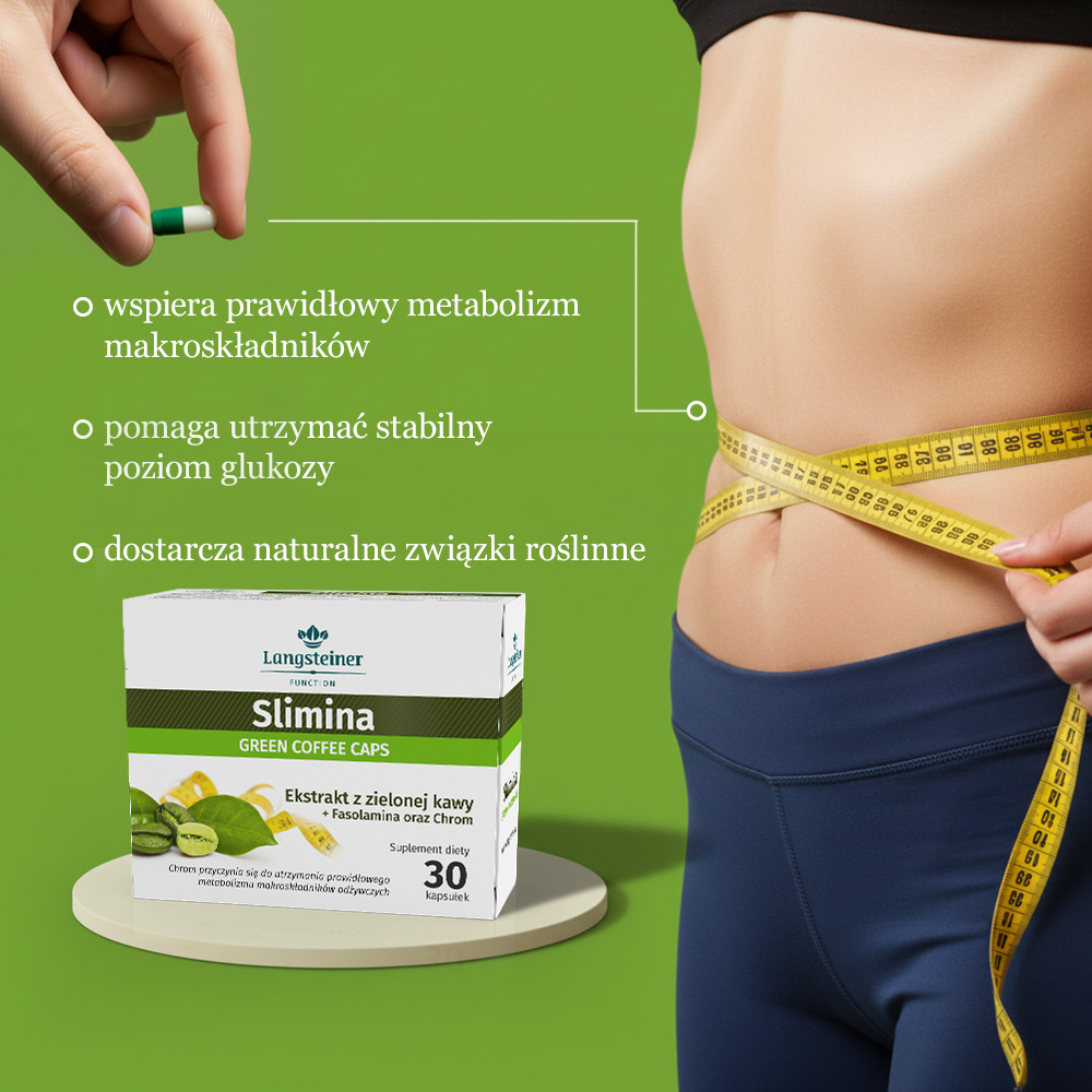Slimina Green Coffee Caps, 30 kapsułek - obrazek 4