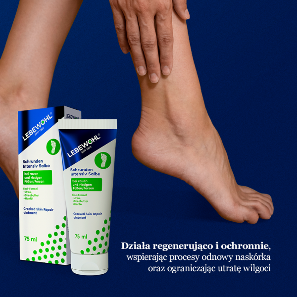 Maść na popękaną skórę stóp, 75 ml