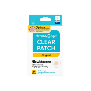 DermaAngel Niewidoczne hydrokoloidowe plastry na wypryski, 24 szt.