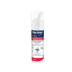 Marimer Baby – hipertoniczny spray do nosa z wodą morską, 100 ml